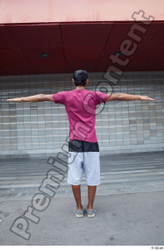 Whole Body Man T poses White Sports Slim Street photo references